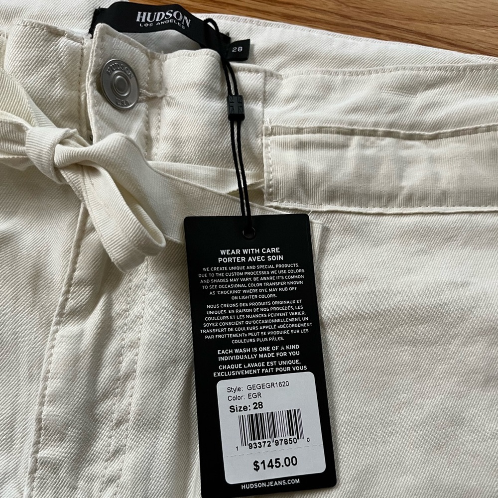 HUDSON Women's Paperbag, Tie Waist Short - Picture 6 of 6